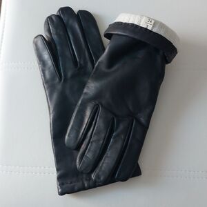 Men's Black Leather Gloves